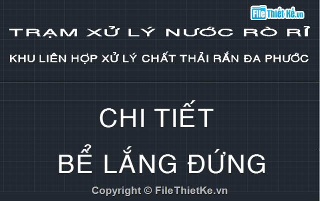 bể lắng đứng,bản vẽ hệ thống xử lý nước thải,bể lắng lamen