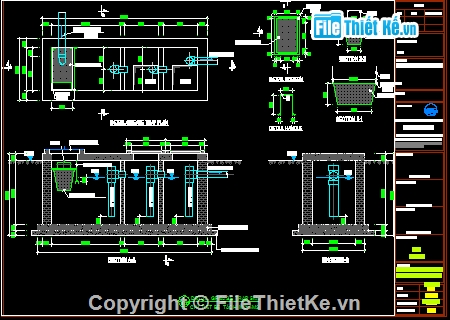File cad bản vẽ chi tiết bể tách mỡ - Grease Trap Detail File Cad Bản Vẽ Chi Tiết Bể Tách Mỡ - Grease Trap Detail
