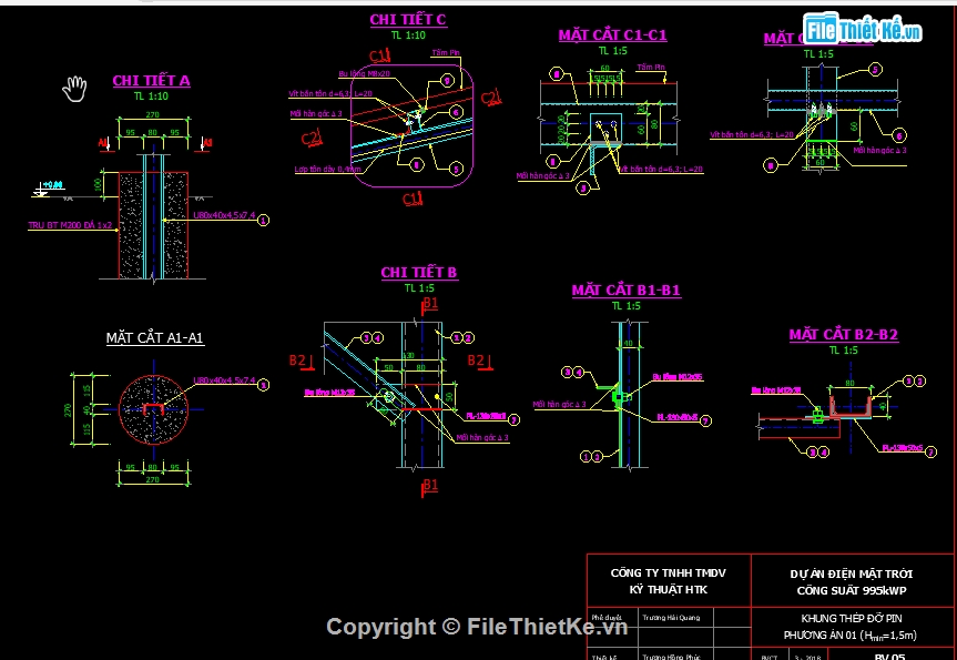 điện năng lượng mặt trời áp mái 1mwp,bản vẽ solar 1mwp,bản vẽ solar áp mái 1mb,dự án điện năng lượng mặt trời,hệ thống điện năng lượng mặt trời,Solar công suất 995 KWP