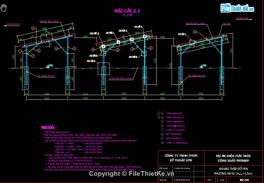 điện năng lượng mặt trời áp mái 1mwp,bản vẽ solar 1mwp,bản vẽ solar áp mái 1mb,dự án điện năng lượng mặt trời,hệ thống điện năng lượng mặt trời,Solar công suất 995 KWP