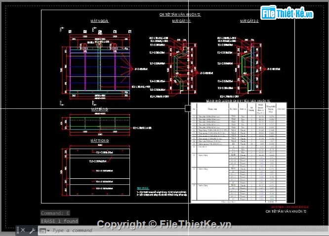 chi tiết dầm I,bản vẽ dầm bản,chi tiết dầm,thiết kế dầm