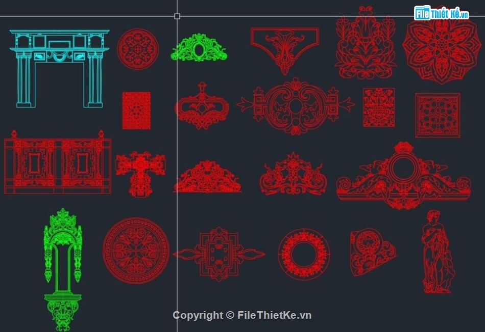 bản vẽ cổ điển,file cad cổ điển,Mẫu file tân cổ,cổ điển,bản vẽ cad cổ điển