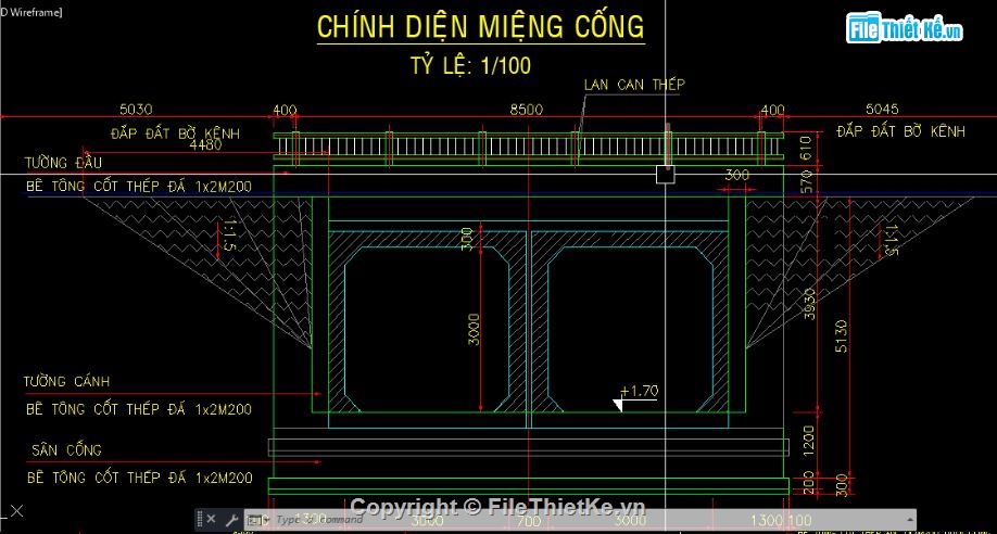 bản vẽ cống bản,bản vẽ cống,bản vẽ cống hộp