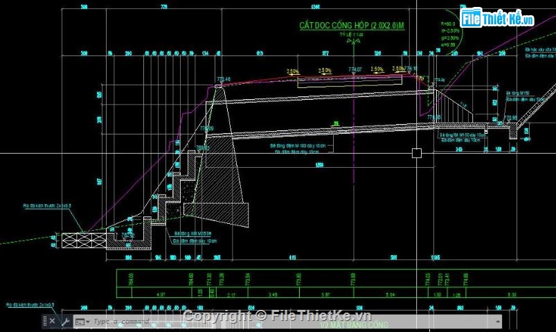 bản vẽ cống bản,bản vẽ cống,file cad cống hộp