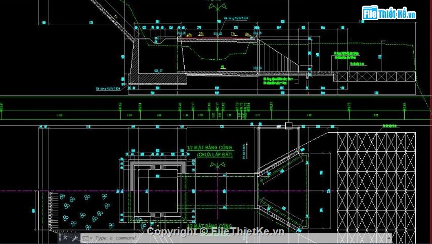 bản vẽ cống,bản vẽ cống bản,file cad cống hộp