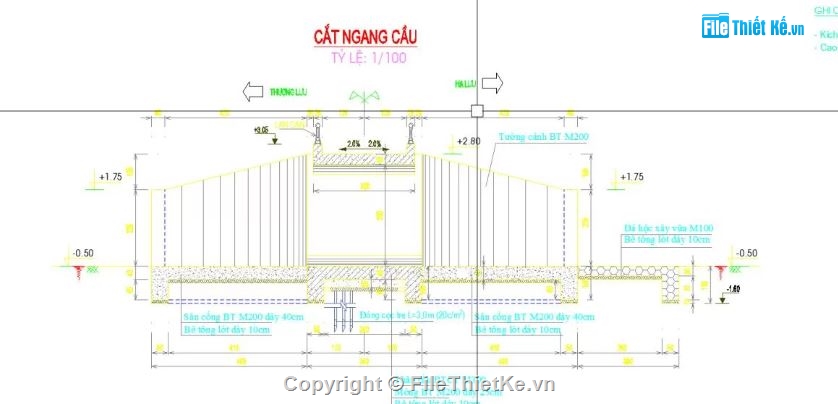 bản vẽ cống bản,file cad cầu đường,bản vẽ cầu đường