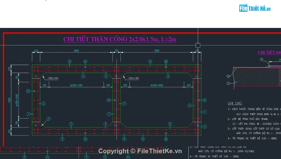 bản vẽ cống bản,bản vẽ cống hộp,file cad cống hộp