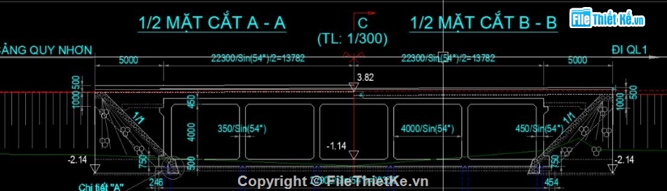 bản vẽ cống,bản vẽ cống bản,file cống hộp cnc