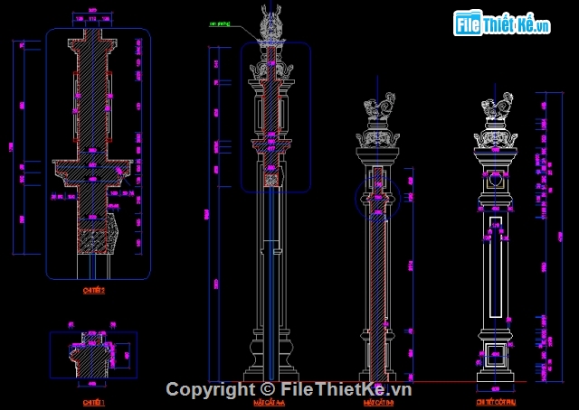 bản vẽ cổng nhà hờ họ,bản vẽ cad,Bản vẽ nhà thờ họ