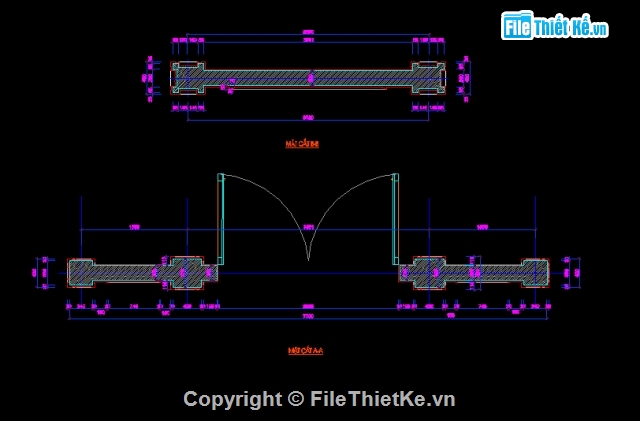 bản vẽ cổng nhà hờ họ,bản vẽ cad,Bản vẽ nhà thờ họ