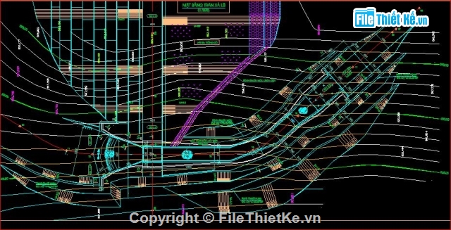 Đập Tràn Cống,Bản vẽ công trình đầu mối,thiết kế đập tràn