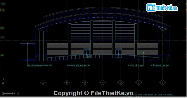 nhà đa năng,công trình nhà đa năng,bản vẽ nhà đa năng,bản vẽ cad,file cad