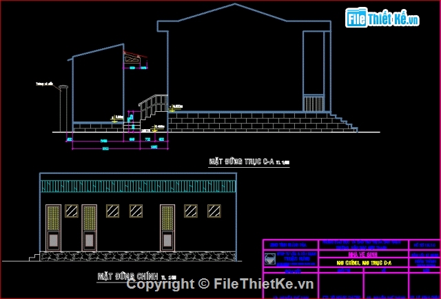 nhà vệ sinh trường học,nhà vệ sinh công trường,vệ sinh môi trường,bản vẽ nhà vệ sinh trường học