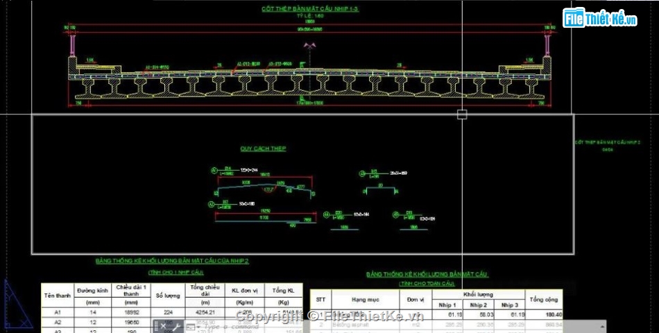 chữ T ngược,L=20m,bản vẽ dầm t