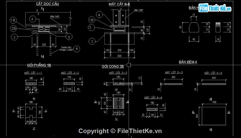 dầm thép liên hợp,bản vẽ dầm bản,bản vẽ dầm bản 18m