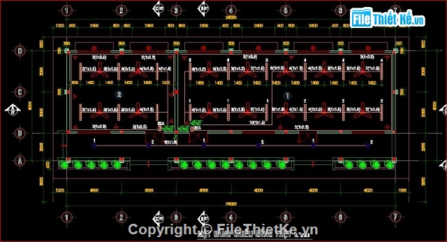 Bản vẽ,File cad,vẽ trường học,điện,điện trường học,đường điện trường học