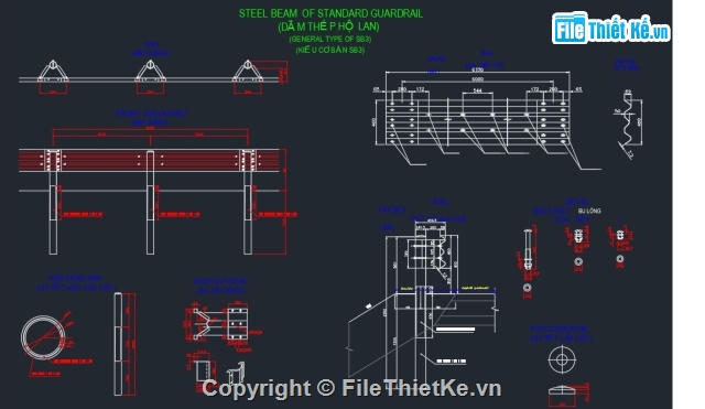 đường cao tốc,bản vẽ đường cao tốc,Tôn lượn sóng,CAD tôn lượn sóng