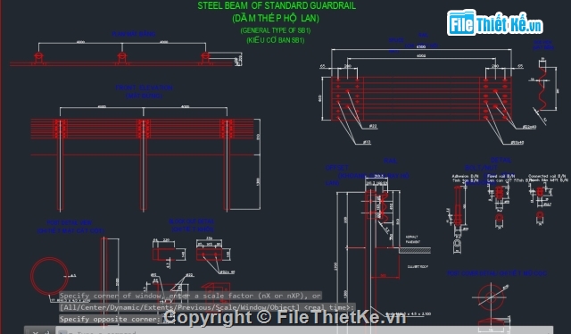 đường cao tốc,bản vẽ đường cao tốc,Tôn lượn sóng,CAD tôn lượn sóng