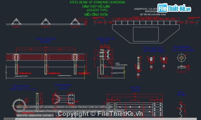 đường cao tốc,bản vẽ đường cao tốc,Tôn lượn sóng,CAD tôn lượn sóng