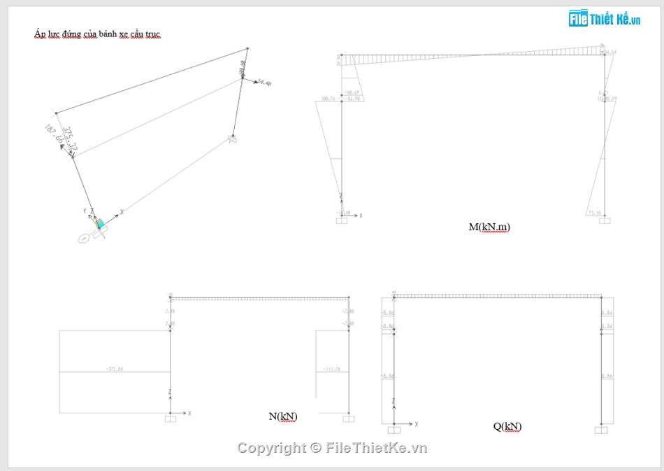 File cad,Đồ án thép 2,file tính toán