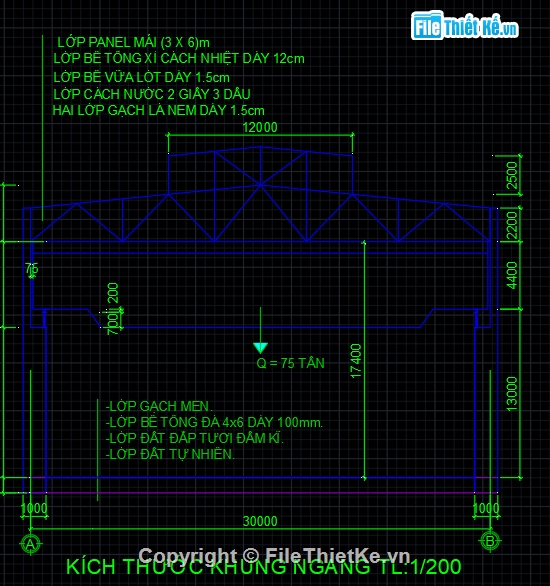 File cad,Đồ án thép 2,file tính toán