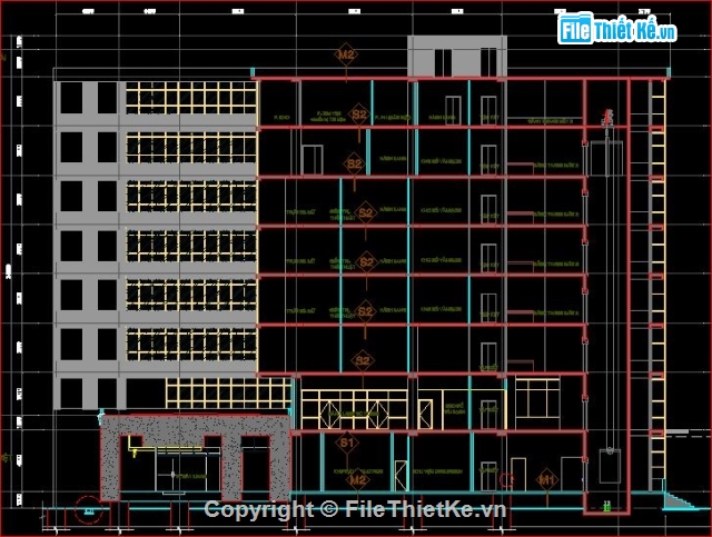 kiến trúc bệnh viện,bản vẽ bệnh viện đa khoa,thiết kế bệnh viện đa khoa