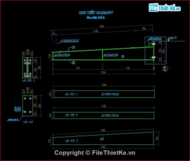 bản vẽ nhà xưởng,kiến trúc nhà xưởng,kết cấu nhà xưởng,nhà xưởng kích thước 65 x 52m