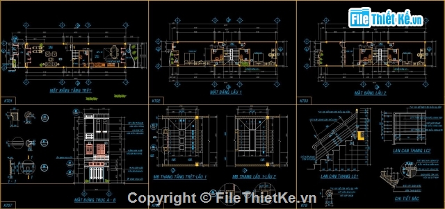 bản vẽ 3 tầng,kiến trúc 3 tầng,nhà 3 tầng,nhà phố 3 tầng