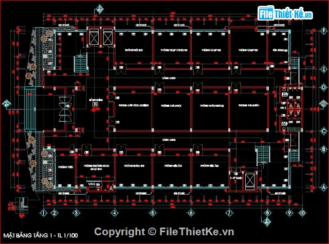 trung tâm chẩn đoán y khoa,bản vẽ trung tâm chuẩn đoán,mẫu thiết kế y khoa