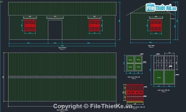 bản vẽ lán trại,lán trại,lán trại công trình,lều trại,lán trại tôn