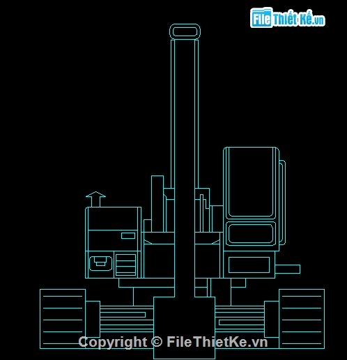 khoan nhồi cọc,cọc nhồi,Bản vẽ máy đào,máy ủi cad,máy ép cọc