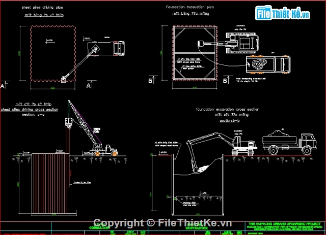 Bản vẽ mẫu một kiểu Trạm bơm,cấp thoát nước,Trạm bơm cấp thoát nước