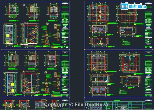 bản vẽ cad nhà nghỉ,nhà nghỉ công ty,bản vẽ nhà nghỉ giữa ca,nhà nghỉ ngơi công ty