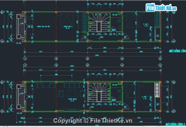 nhà 4 tầng,4 tầng,bản vẽ cad 4 tầng,File cad nhà ở 4 tầng,bản vẽ nhà 4 tầng