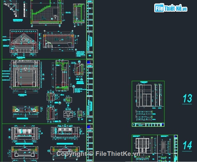 nhà 4 tầng,4 tầng,bản vẽ cad 4 tầng,File cad nhà ở 4 tầng,bản vẽ nhà 4 tầng