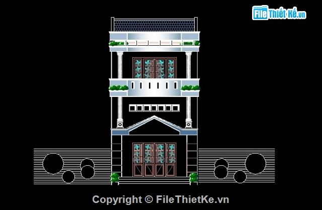bản vẽ nhà phố 6x15m,nhà phố 2 tầng,bản vẽ nhà phố,nhà phố 6x15m