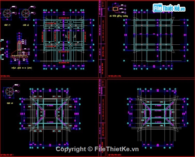 Nhà thờ kích thước 8x7m,bản vẽ nhà thờ,nhà thờ đẹp