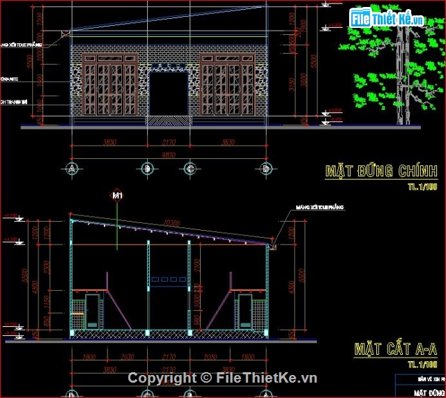 Nhà 2 tầng,kiến trúc nhà trọ,kết cấu nhà trọ,bản vẽ nhà trọ đầy đủ,thiết kế nhà trọ có gác lửng