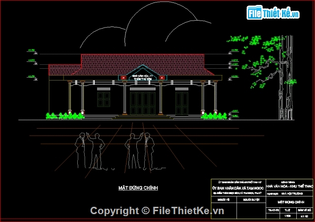 nhà văn hóa,nhà văn hóa thôn,dự toán nhà văn hóa,thiết kế nhà văn hóa,mẫu nhà văn hóa đầy đủ