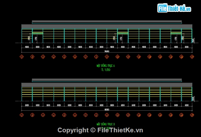 Full nhà xưởng,nhà xưởng,bản vẽ nhà xưởng,cad nhà xưởng