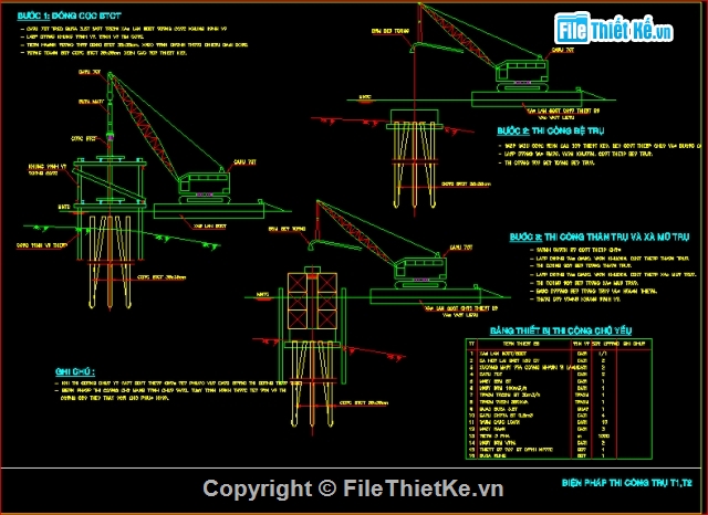 thi công cầu,thi công cầu sắt,cầu cây cống,cầu Cây Cống (Km17+722 ĐT864)