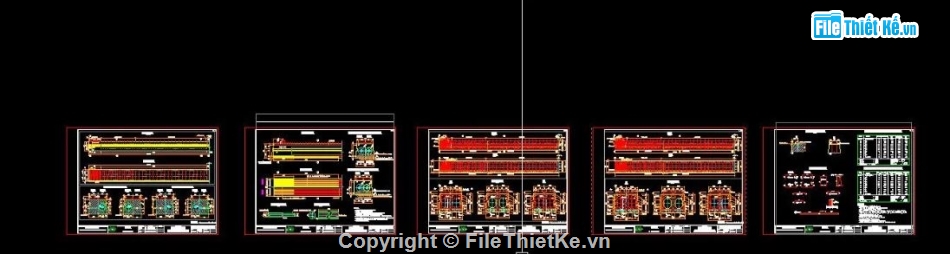 bản vẽ cầu,dầm bản rỗng,bản vẽ thi công cầu