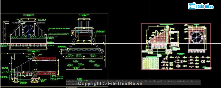bản vẽ cầu,dầm bản rỗng,bản vẽ thi công cầu