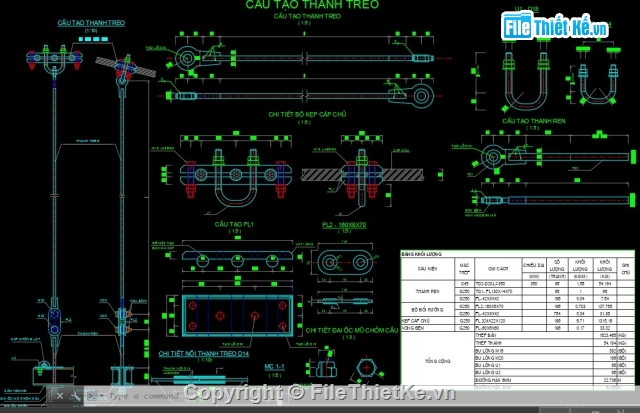 bản vẽ thi công cầu,thiết kế cầu treo nhịp 100m,dự án lramp,cầu thép,cầu thép dây võng