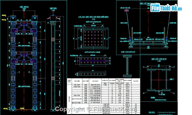 bản vẽ thi công cầu,thiết kế cầu treo nhịp 100m,dự án lramp,cầu thép,cầu thép dây võng