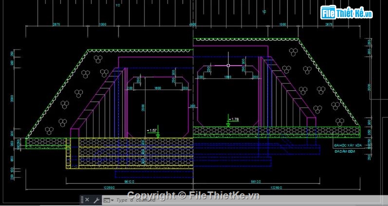 bản vẽ cống,bản vẽ cống bản,bản vẽ cống hộp