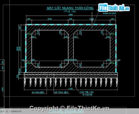 bản vẽ cống,bản vẽ cống bản,bản vẽ cống hộp