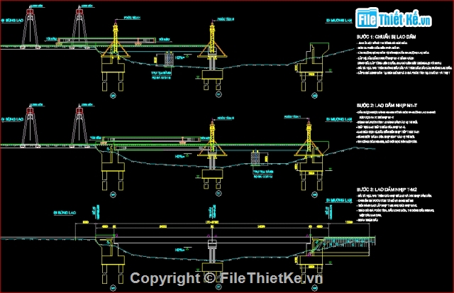 thiết kế cây Cầu,Dự ứng lực 2x24,Bản vẽ dầm T,bản vẽ cầu bê tông cốt thép
