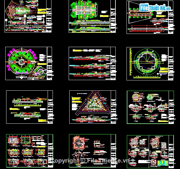 công viên,công viên Hoàng văn thụ,bản vẽ full công viên,bản vẽ công viên