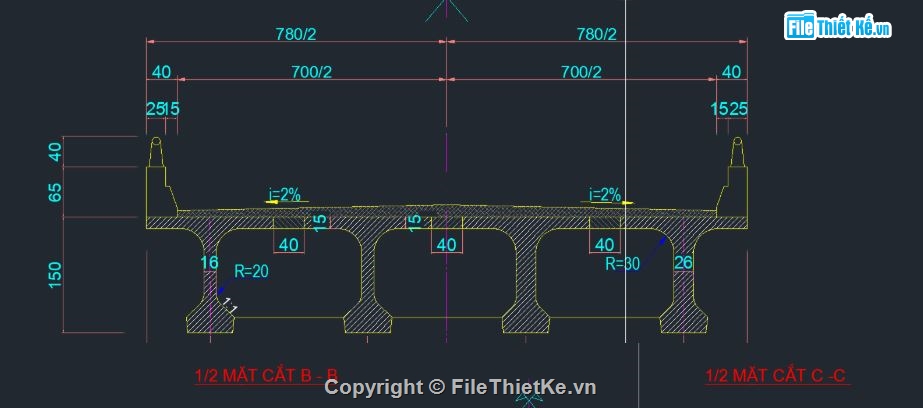 bản vẽ thiết kế dầm T,thiết kế cầu dầm,bản vẽ cầu dầm